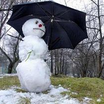 Украинцы скоро станут видеть снег только на картинке