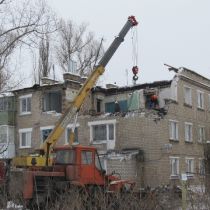 Последствия взрыва газового баллона в жилом доме в Купянске (ФОТО)