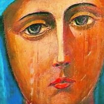 В Манявском монастыре на Прикарпатье заплакала икона Божьей Матери