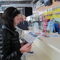 Работа туристических пунктов в Харькове: с вокзала – сразу на праздник