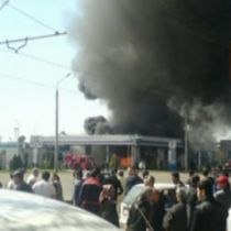 В Ташкенте взорвалась АЗС возле аэропорта (ФОТО)