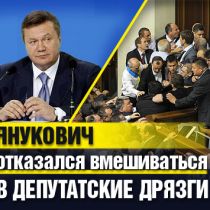 Янукович отказался вмешиваться в депутатские дрязги