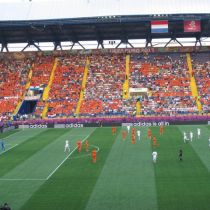 Как на матче Евро-2012 в Харькове скандировали Россия, Украина и Металлист