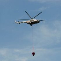 Взрыв эшелона с боеприпасами в России: степной пожар тушат с вертолетов