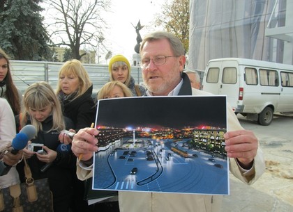 Реконструкция площади Розы Люксембург. Подробности проекта (ФОТО)