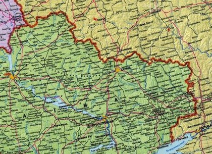 Установлен первый пограничный столб между Украиной и Россией