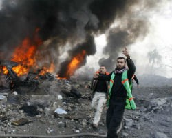 Израиль продолжает бомбить сектор Газа (ВИДЕО)