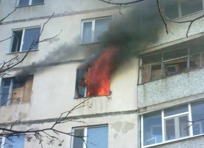 Пожар в жилом доме Харькова унес жизнь мужчины