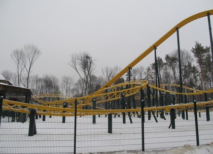 Парк Горького после Нового года
