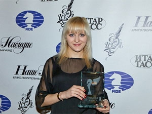 Харьковская шахматистка Анна Ушенина награждена орденом княгини Ольги