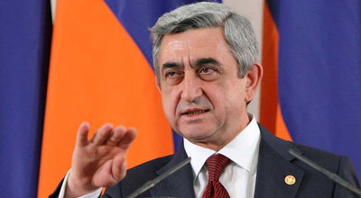 Серж Саргсян официально объявлен Президентом Армении