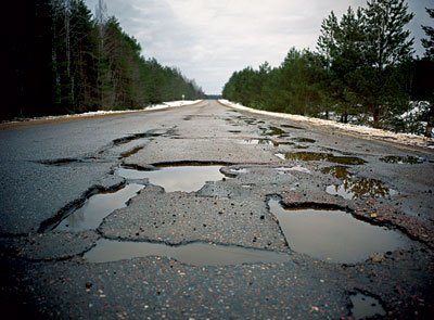 ГАИ обеспокоена состоянием дорог Харьковской области