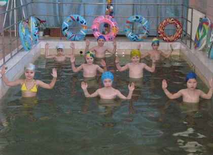 Открытое занятие по аквагимнастике для детей