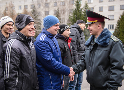 В Харькове прошел последний призыв граждан на срочную военную службу