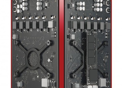 Красный настольный компьютер Мас Pro ушел с аукциона за миллион долларов