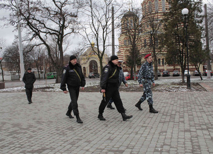 Казаки в городе, или Как в Харькове усилили милицию (ФОТО)