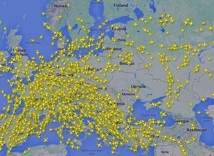 Авиакомпании стали летать в обход Украины