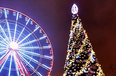 В Парке Горького установили елку, или Как будут отмечать Новый год в центре развлечений