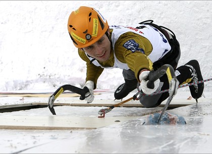 Харьковчанин Сипавин – второй на этапе Кубка мира по ледолазанию