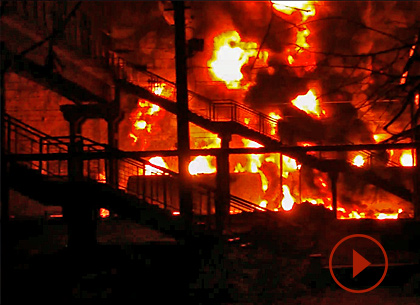 Диверсия на Харьковщине: из-за взрыва загорелся вагон с топливом (ВИДЕО)