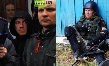 Видеофакт: боевик Моторола принимал участие в сепаратистских акциях в Харькове