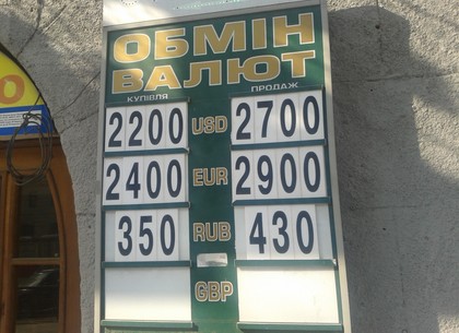 Курсы валют в обменках Харькова 11 марта