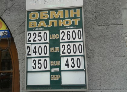 Курсы валют в обменках Харькова 12 марта