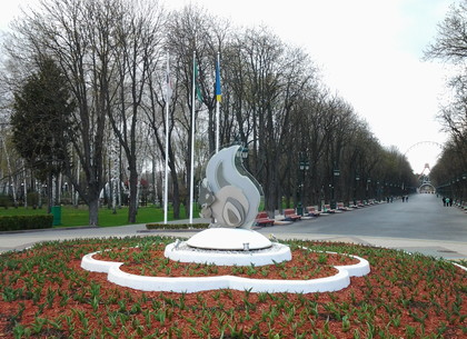 Памятник Ленину и Сталину был в Харькове в Парке Горького (ФОТО)