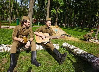 9 мая в Парке Горького: солдатский привал, флешмоб «70 лет Победы» и праздничный концерт