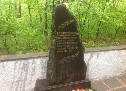 Казаки Харькова почтили память погибших в братской могиле