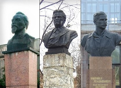 Ночью неизвестные свалили три памятника в Харькове