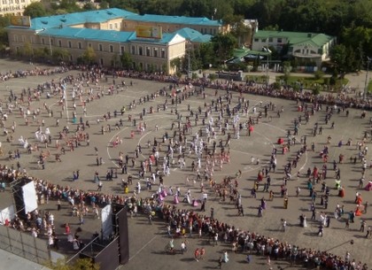 Новый танцевальный рекорд Украины принадлежит Харькову (ФОТО)