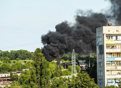 На Салтовке горели гаражи (ВИДЕО, ФОТО)