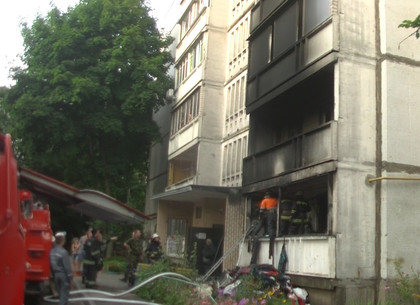 Утром на Салтовке горела девятиэтажка: спасатели эвакуировали восемь человек (ФОТО)