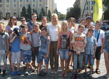 Дети бойцов АТО отправились отдыхать за границу (ФОТО)