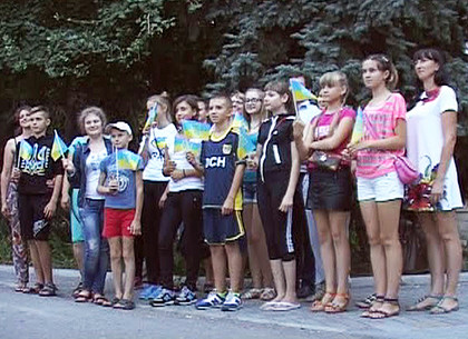 Дети участников АТО отправились на отдых в Венгрию (ВИДЕО)