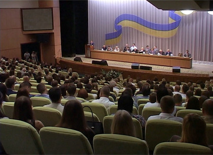 В харьковском юридическом университете состоялось посвящение в студенты (ФОТО)