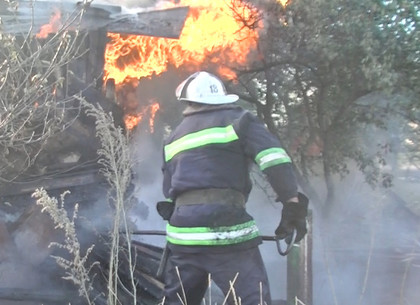 Житель Люботина заживо сгорел в собственном доме