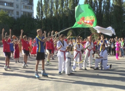 Новые спортплощадки открыли в двух школах Харькова (ФОТО)