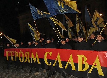 Марш «Азова» в честь Дня защитника Украины (ФОТО)