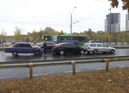 На проспекте Ленина произошло сразу два тройных ДТП (ФОТО)