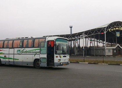 На Гоптовке задержали автобус из ЛНР