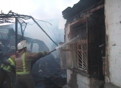 Под Харьковом на пожаре пострадал пенсионер