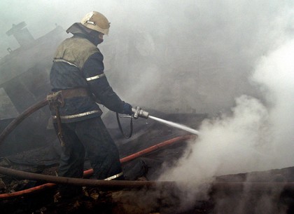 Сегодня ночью печное отопление сожгло дом под Харьковом