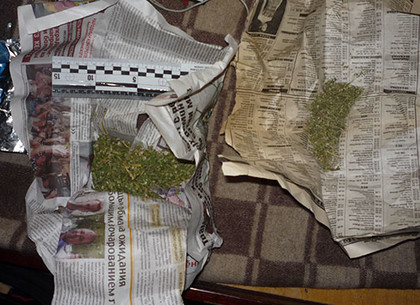Очередной житель Харьковщины попался на хранении марихуаны