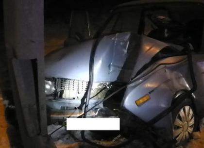 Смертельное ДТП в Пятихатках: «ВАЗ» врезался в электроопору (ФОТО)