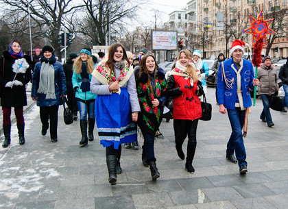 Рождественское шествие в Харькове