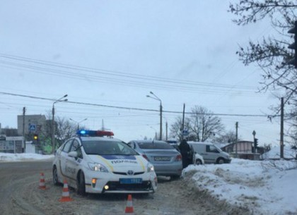 Копы попали в аварию на Салтовке (ФОТО)