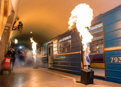 Учения в метро: на «Пушкинской» тушили пожар и искали взрывчатку (ФОТО)