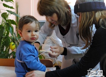 Приемы пациентов в харьковских детских поликлиниках в первый день карантина
